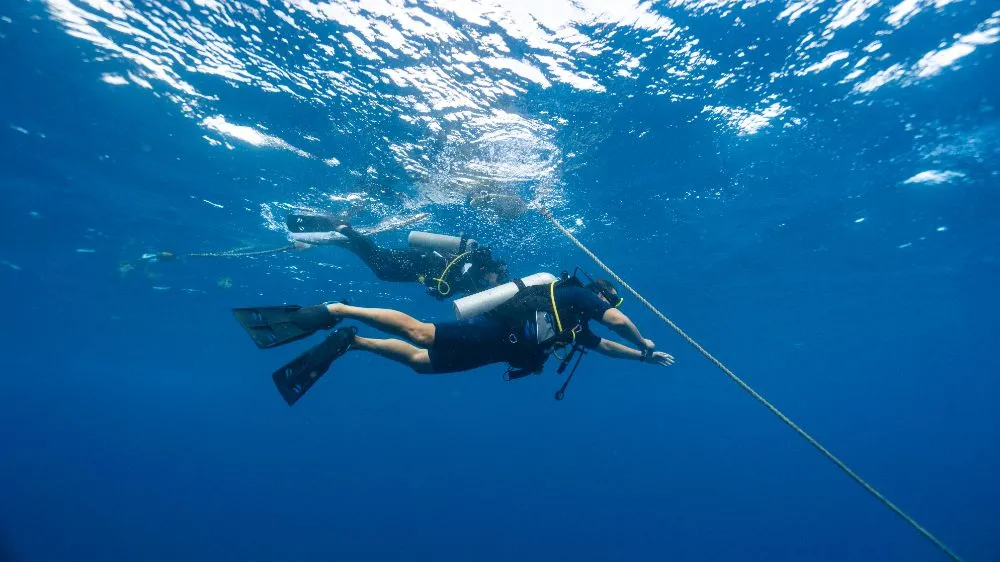 Scuba diving and water sports along Kraimorie coastline
